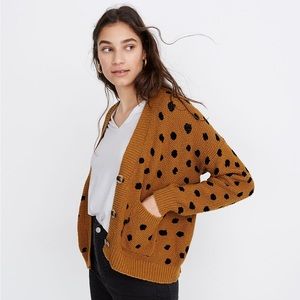 Madewell Hillview Cardigan in Painted Spots